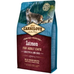 Carnilove Cat Adult Sensitive And Long Hair Salmon 2kg