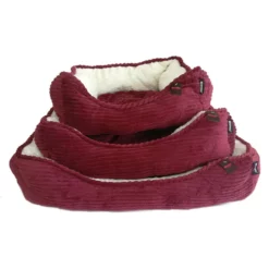 Κρεβατάκι Σκύλου και Γάτας Pet Interest Darby Burgundy Large 71x58x23cm -Προμήθειες Για Κατοικίδια Κατάστημα πωλήσεων 020920Red 1000x1000w