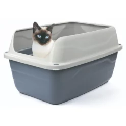 Τουαλέτα Aνοιχτή Georplast Colosseo 56x40x30hcm Μπλε -Προμήθειες Για Κατοικίδια Κατάστημα πωλήσεων 10529 blu aurora 1 gatto 1000x1000w