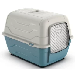 Κλειστή τουαλέτα γάτας Georplast RotoToilet 52x40x40hcm Μπλε