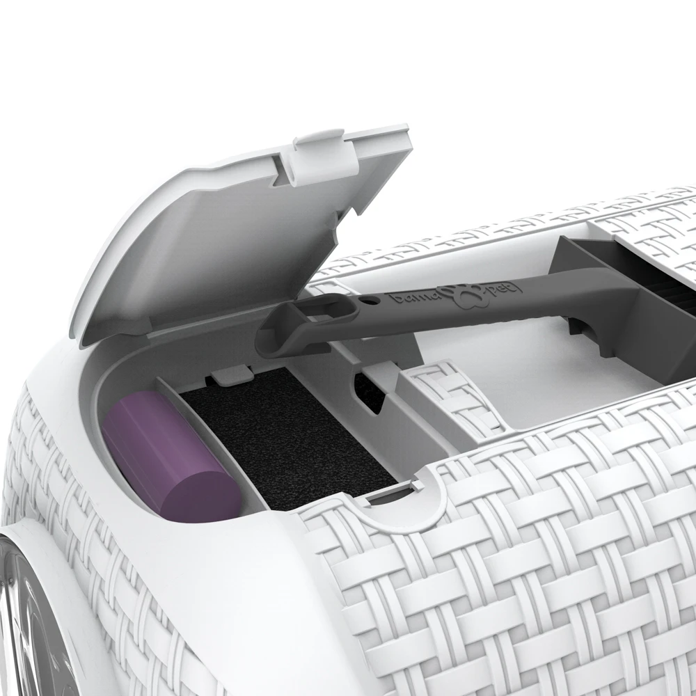 Τουαλέτα - Λεκάνη Γάτας Bama Prive White 41,8x50,5x39,6 Cm 5 Τουαλέτα - Λεκάνη Γάτας Bama Prive White 41,8x50,5x39,6 Cm - Image 3