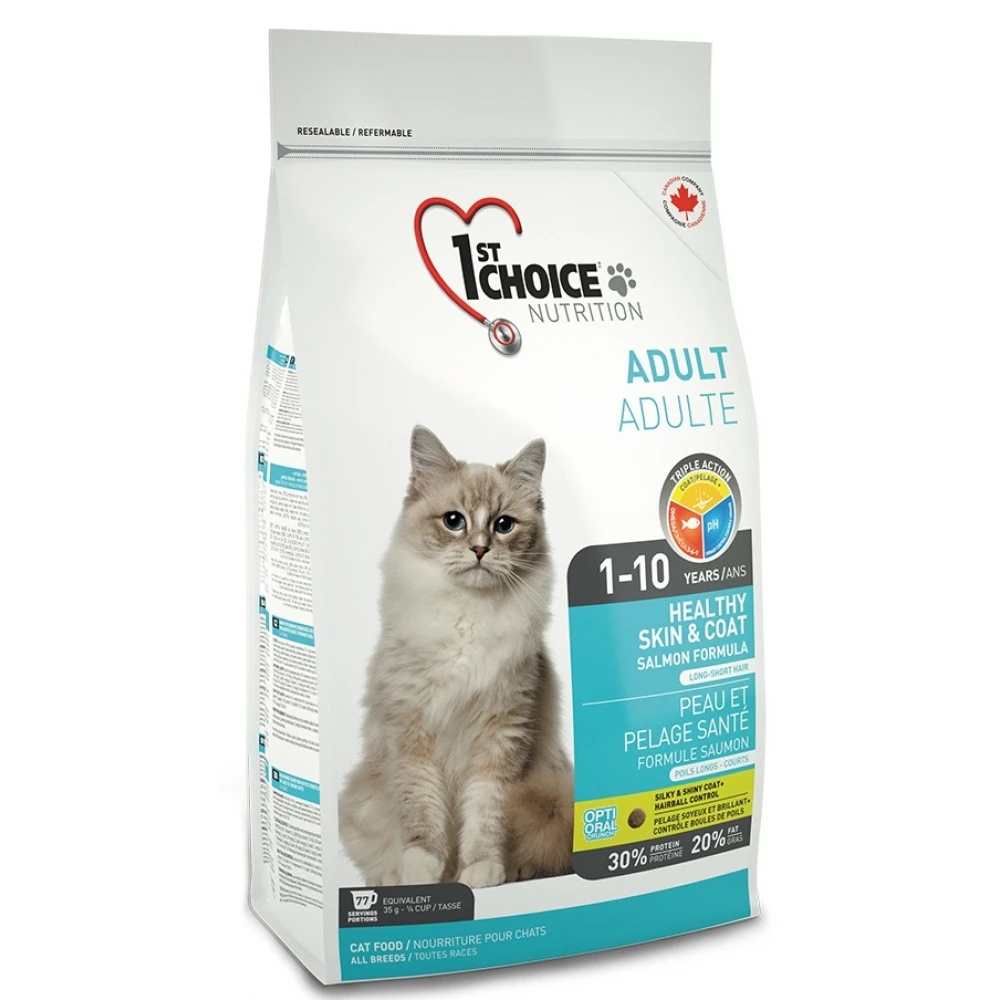 1st Choice Γάτας Healthy Skin & Coat 2,72kg 4 1st Choice Γάτας Healthy Skin & Coat 2,72kg - Image 2