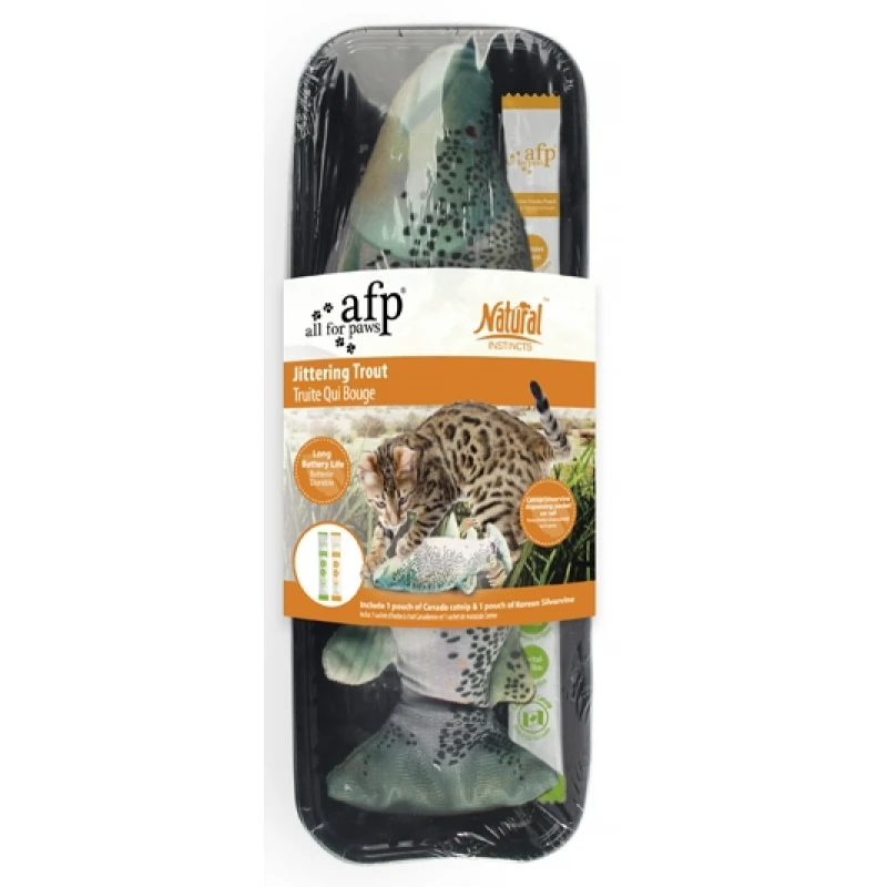 Παιχνίδι Γάτας AFP Instincts Fish Trout Με Catnip και Silvervine 3 Παιχνίδι Γάτας AFP Instincts Fish Trout Με Catnip και Silvervine
