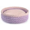 Camon Κρεβατάκι Σκύλου και Γάτας Macrame Βαμβακερό 40cm Ροζ - Λιλά -Προμήθειες Για Κατοικίδια Κατάστημα πωλήσεων 2101 W F camon 800x800 1