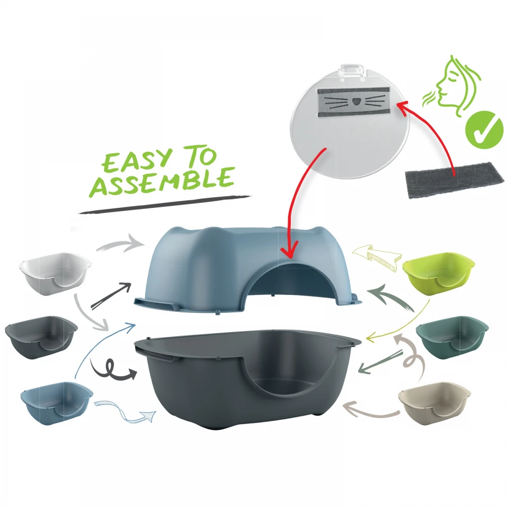 Κλειστή / Ανοιχτή Λεκάνη Γάτας Rotho MyPet Bella 26,5x20,9x18 Cm 5 Κλειστή / Ανοιχτή Λεκάνη Γάτας Rotho MyPet Bella 26,5x20,9x18 Cm - Image 3