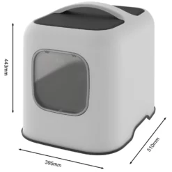 Κλειστή Λεκάνη Γάτας Rotho MyPet Biala 51x39,5x44,3cm Λευκό -Προμήθειες Για Κατοικίδια Κατάστημα πωλήσεων 4005201023 7610859245069 PT03 1000x1000h