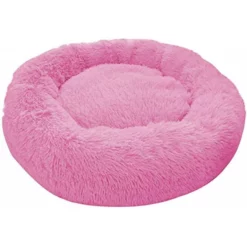 OEM Κρεβατάκι Σκύλου και Γάτας Γούνινο Woolly Mat 70cm Ροζ