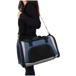 Τσάντα Μεταφοράς Σκύλου & Γάτας Flamingo Martha Blue 46x28x28cm -Προμήθειες Για Κατοικίδια Κατάστημα πωλήσεων 519575 D 02 1000x1000 1