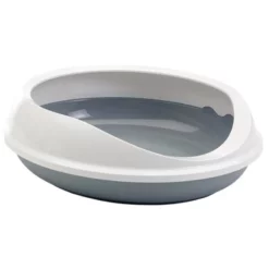 Λεκάνη Γάτας Ανοιχτή Savic FIgaro 55x48,5x15,5cm Γκρι - Λευκό