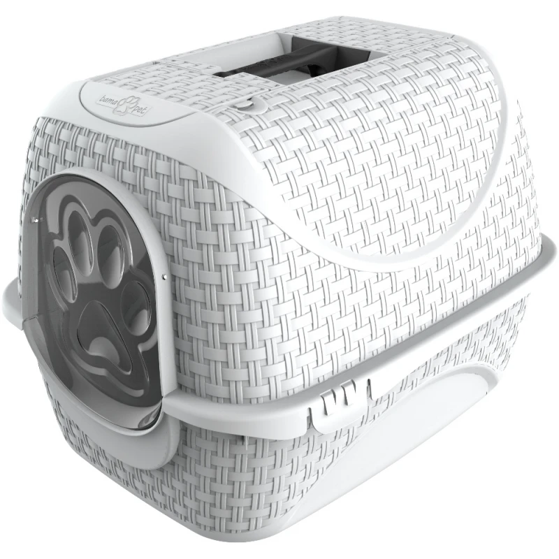 Τουαλέτα - Λεκάνη Γάτας Bama Prive White 41,8x50,5x39,6 Cm 3 Τουαλέτα - Λεκάνη Γάτας Bama Prive White 41,8x50,5x39,6 Cm