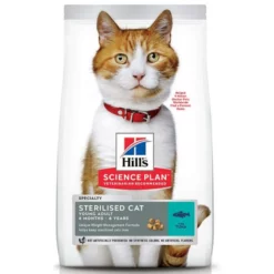 Hills Hill's Science Plan Adult Sterilised Για Γάτες με Τόνο 1,5kg (1,2kg + 300gr Δώρο)