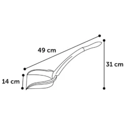 Φτυαράκι καθαρισμού άμμου Flamingo Sahara 49x14cm με μεγάλη λαβή -Προμήθειες Για Κατοικίδια Κατάστημα πωλήσεων 561151 2 petshop88 1000x1000w