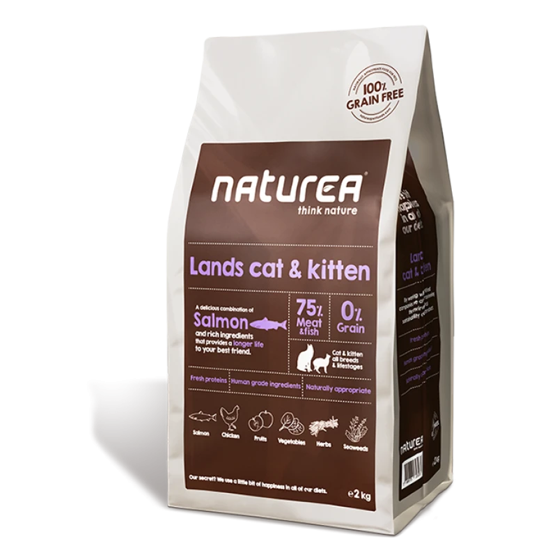 Ξηρά Τροφή Γάτας Naturea Lands Cat & Kitten Grain Free 350gr 3 Ξηρά Τροφή Γάτας Naturea Lands Cat & Kitten Grain Free 350gr