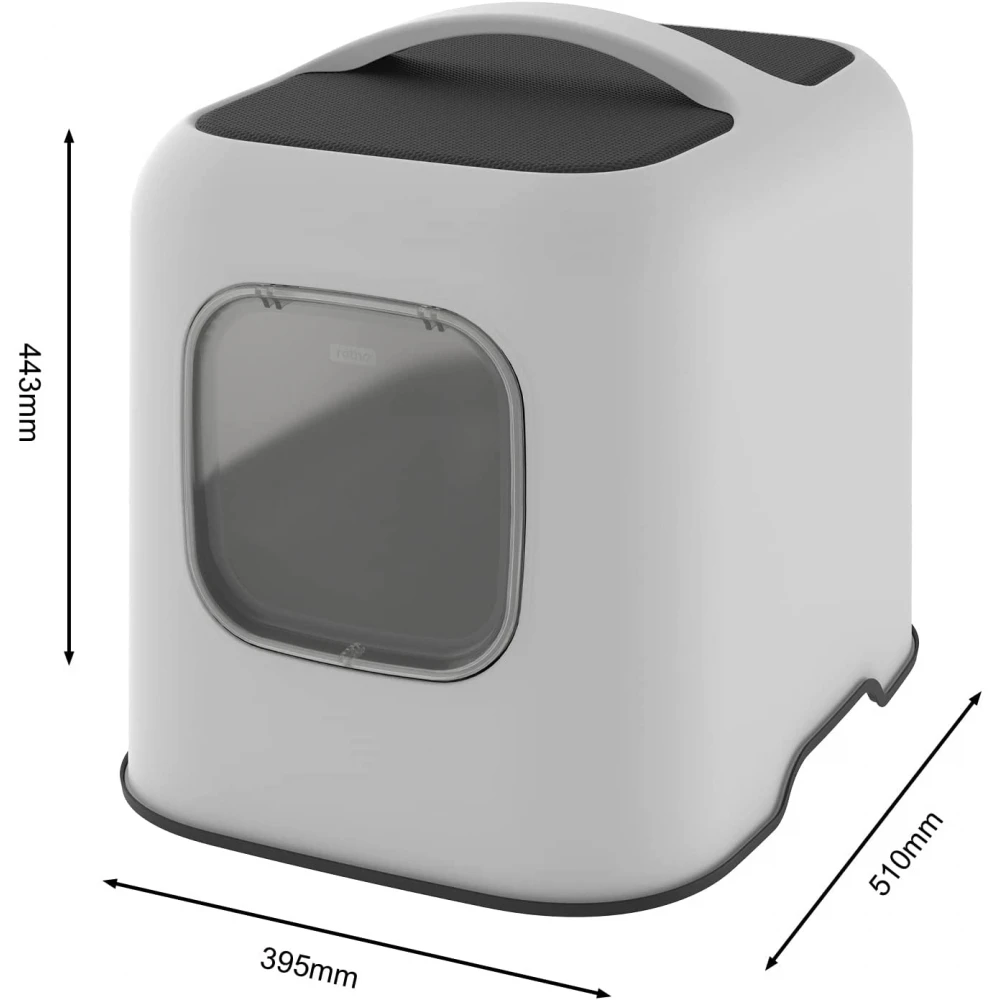 Κλειστή Λεκάνη Γάτας Rotho MyPet Biala 51x39,5x44,3cm Γκρι ανοιχτό 8 Κλειστή Λεκάνη Γάτας Rotho MyPet Biala 51x39,5x44,3cm Γκρι ανοιχτό - Image 6