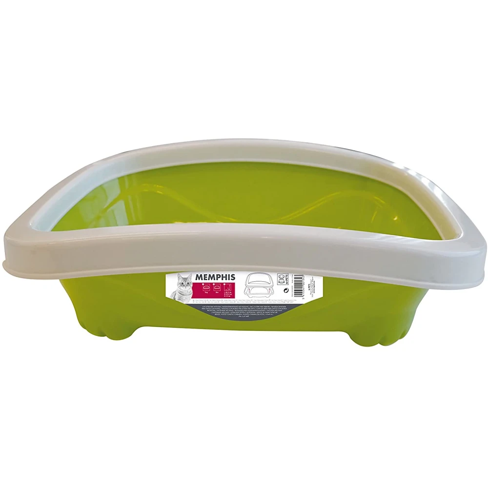 Ανοιχτή Λεκάνη Γάτας M-PETS Memphis L 59x48x19cm Τυρκουάζ 5 Ανοιχτή Λεκάνη Γάτας M-PETS Memphis L 59x48x19cm Τυρκουάζ - Image 3