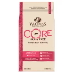 Wellness Core Cat Sterilized Σολομός 1,75kg