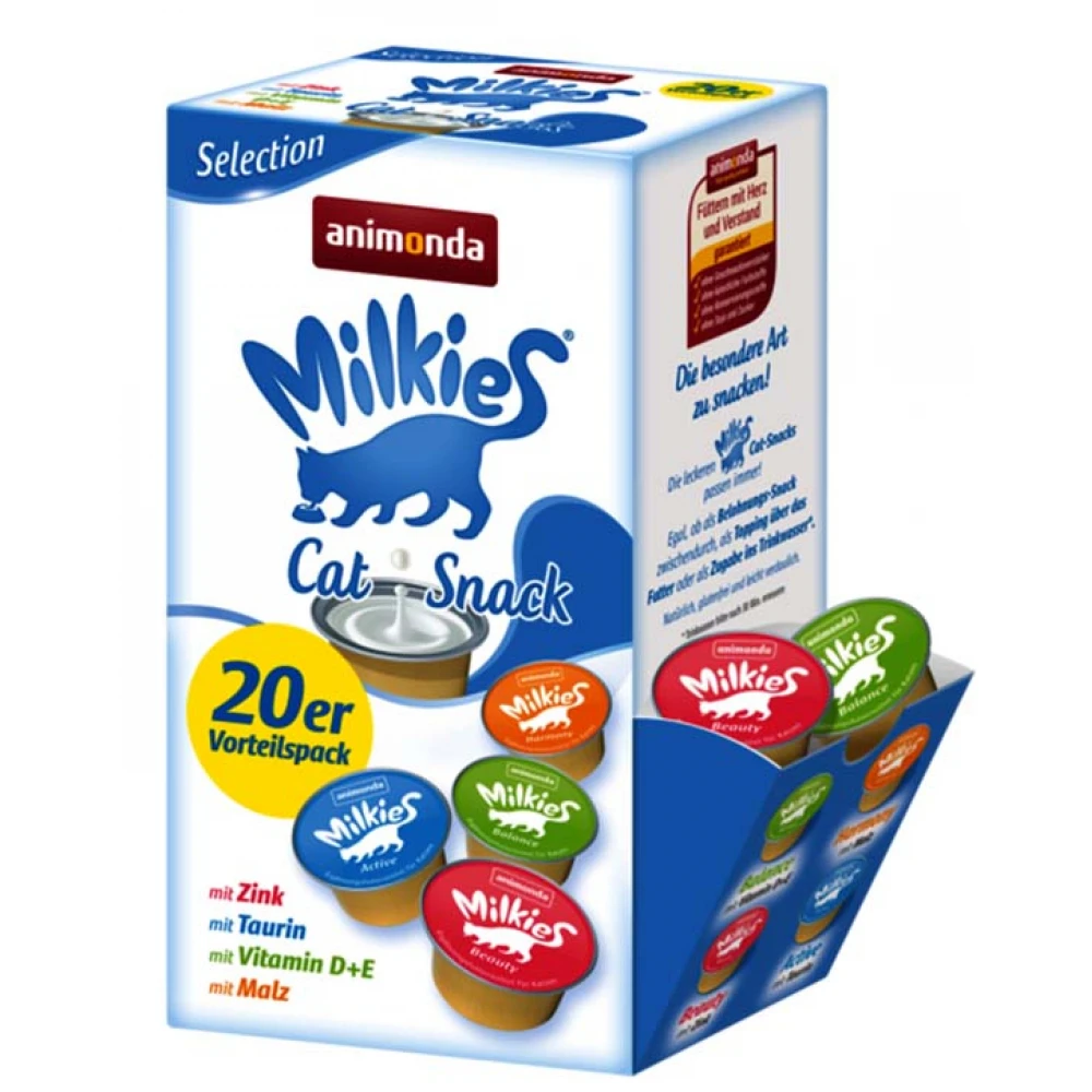 Animonda Milkies Selections Λιχουδιές Γάτας σε υγρή μορφή με βιταμίνες 20x15ml 4 Animonda Milkies Selections Λιχουδιές Γάτας σε υγρή μορφή με βιταμίνες 20x15ml - Image 2