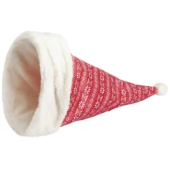 Χριστουγεννιάτικο Παιχνίδι-φωλίτσα Γάτας Camon Cat Santa Hat 28x62cm