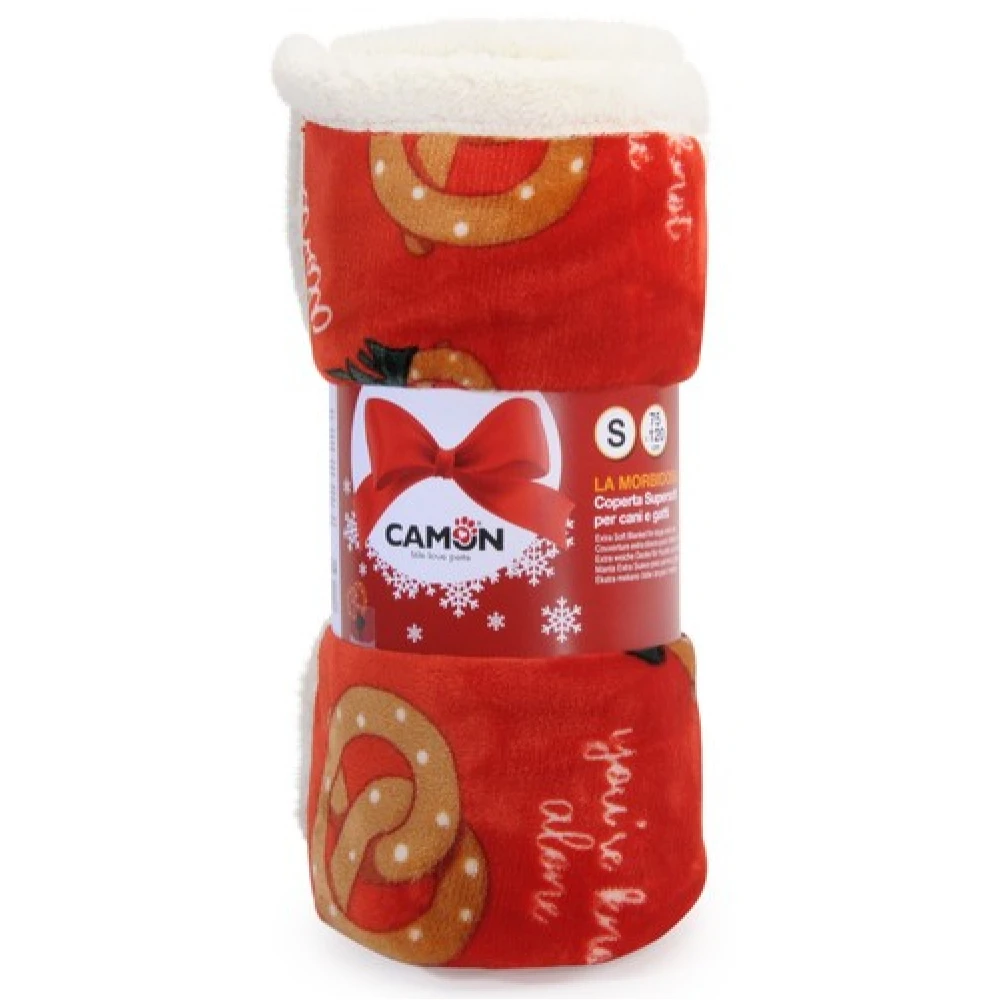 Χριστουγεννιάτικη Κουβέρτα Σκύλου/Γάτας Camon Super Soft Small 120x75cm Red 5 Χριστουγεννιάτικη Κουβέρτα Σκύλου/Γάτας Camon Super Soft Small 120x75cm Red - Image 3
