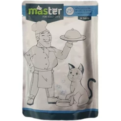 Master Adult Cat Fish In Sauce 80gr 24τμχ (20 + 4 Δώρο)