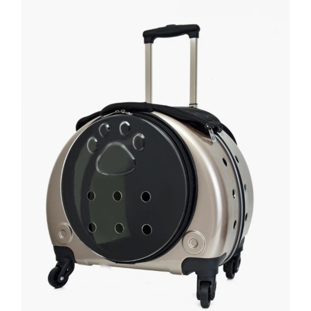 OEM Τσάντα Μεταφοράς Σκύλου & Γάτας Trolley Big Paw Gold 44x27x40cm 4 OEM Τσάντα Μεταφοράς Σκύλου & Γάτας Trolley Big Paw Gold 44x27x40cm - Image 2