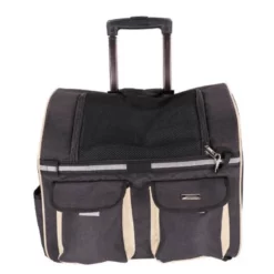 Τσάντα Μεταφοράς Σκύλου & Γάτας Denik Trolley Black 44x25x40cm