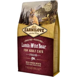 Carnilove Sterilised Cat Lamb And Wild Boar 6kg