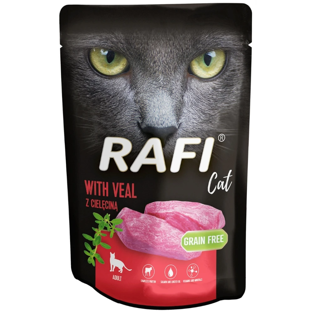 Rafi Cat Grain Free Adult Veal (Μοσχάρι) Pate 10x100gr 4 Rafi Cat Grain Free Adult Veal (Μοσχάρι) Pate 10x100gr - Image 2