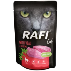 Rafi Cat Grain Free Adult Veal (Μοσχάρι) Pate 10x100gr