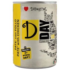 Υγρή τροφή Γάτας D-DAY Κοτόπουλο (Chicken) 6x400gr
