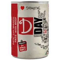 Υγρή τροφή Γάτας Disugual D-DAY Βοδινό (Beef) 6x400gr -Προμήθειες Για Κατοικίδια Κατάστημα πωλήσεων DSDAYC02 1000x1000h