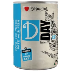 Υγρή τροφή Γάτας Disugual D-DAY Ψάρι (Fish) 6x400gr