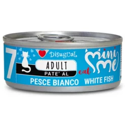 Υγρή Τροφή Γάτας Disugual Mini Me Cat - Adult 7 Pate Με Λευκά Ψάρια (White Fish) 12x85gr -Προμήθειες Για Κατοικίδια Κατάστημα πωλήσεων DSMNM07 1000x1000w