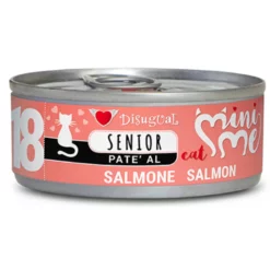 Υγρή Τροφή Γάτας Disugual Mini Me Cat - Senior Salmon 18 Pate Με Σολομό 12x 85gr
