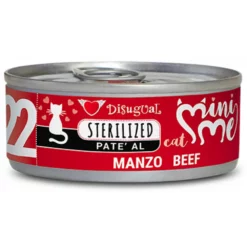 Υγρή Τροφή Γάτας Disugual Mini Me Cat - Sterilized 22 Beef Pate Με Βοδινό 12x 85gr -Προμήθειες Για Κατοικίδια Κατάστημα πωλήσεων DSMNM22 1000x1000w