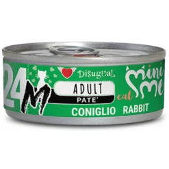 Υγρή Τροφή Γάτας Disugual Mini Me M Cat - Adult 24 Pate Rabbit Με Κουνέλι 18x 85gr