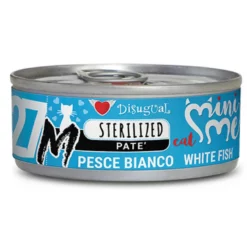 Υγρή Τροφή Γάτας Disugual Mini Me M Cat - Adult 27 White Fish Pate Με Λευκά Ψάρια 12x 85gr