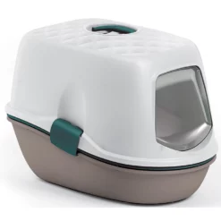 Stefanplast Τουαλέτα Γάτας Furba Top Chic 59 X 39 X 42 Cm με Σύστημα Εύκολου Καθαρισμού Μπεζ -Προμήθειες Για Κατοικίδια Κατάστημα πωλήσεων FURBA TOP CHIC TORTORA CHIARO PF97962 1000x1000w