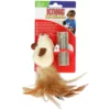 Παιχνίδι Γάτας Kong Cat Refillable Catnip Feather Mouse -Προμήθειες Για Κατοικίδια Κατάστημα πωλήσεων KONGNM42E PETSHOP88 800x800 1