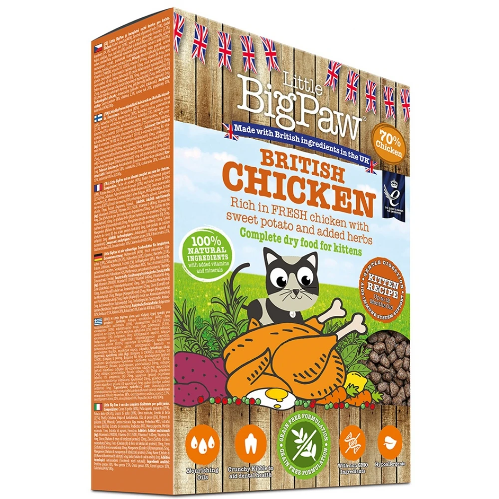 Ξηρά Τροφή Little Big Paw Kitten Chicken 375gr 4 Ξηρά Τροφή Little Big Paw Kitten Chicken 375gr - Image 2