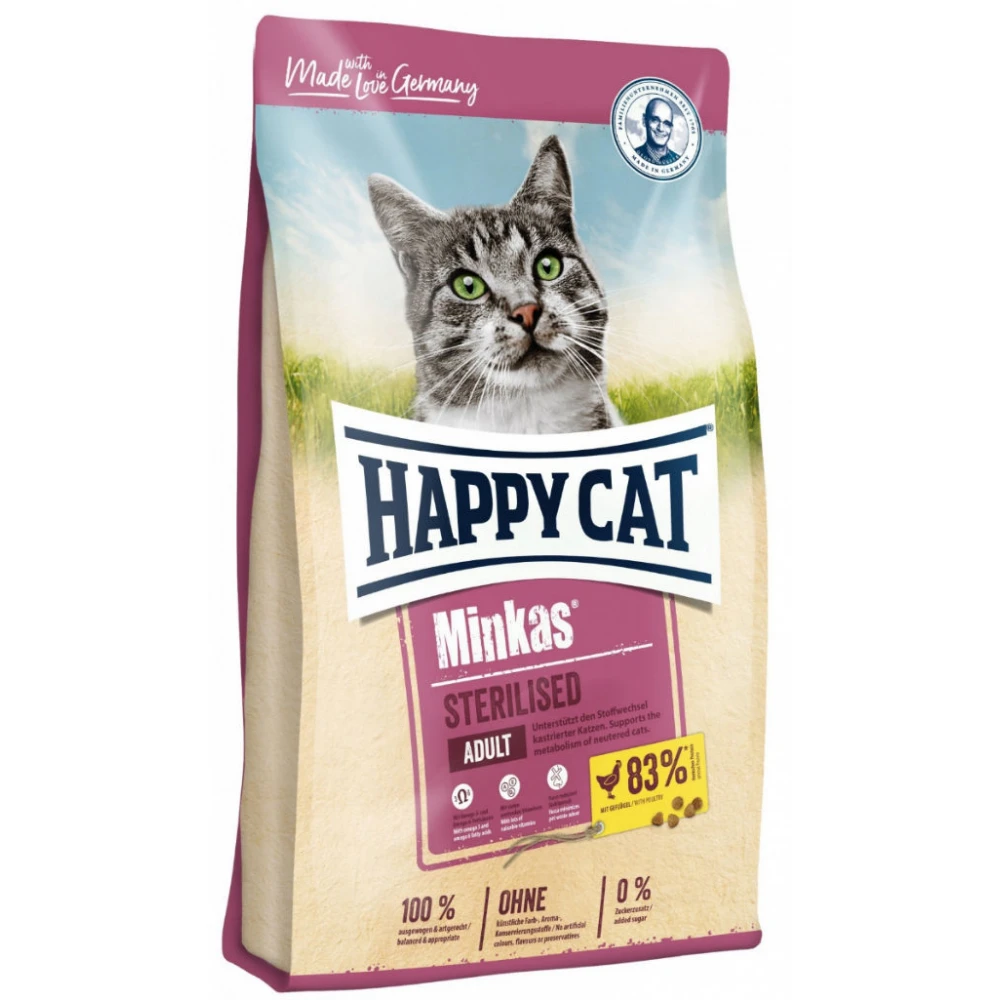 Happy Cat Minkas Sterilised 10kg 4 Happy Cat Minkas Sterilised 10kg - Image 2