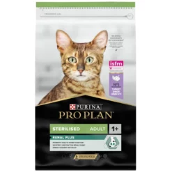 Pro Plan Cat Optirenal Sterilised 1,5kg Γαλοπούλα + Δώρο Κάδος Αποθήκευσης Τροφής