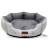 Κρεβατάκι Σκύλου και Γάτας V.I.Pets Royal Cotton Stripes Νο2 Gray 60x60cm -Προμήθειες Για Κατοικίδια Κατάστημα πωλήσεων Royal No.38 1 800x800 1