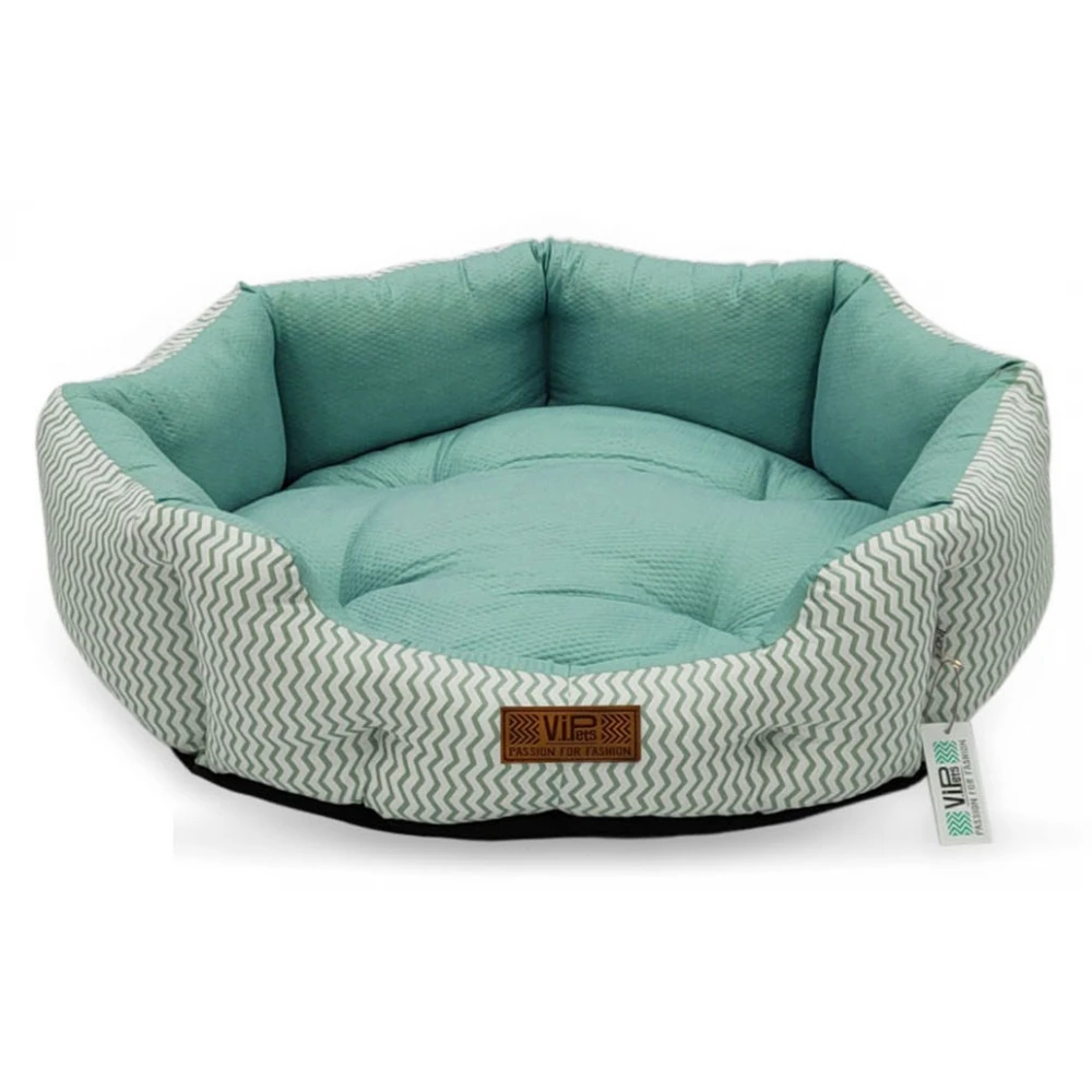 Κρεβατάκι Σκύλου και Γάτας V.I.Pets Royal Cotton ZigZag Νο1 Mint 50x50cm 4 Κρεβατάκι Σκύλου και Γάτας V.I.Pets Royal Cotton ZigZag Νο1 Mint 50x50cm - Image 2