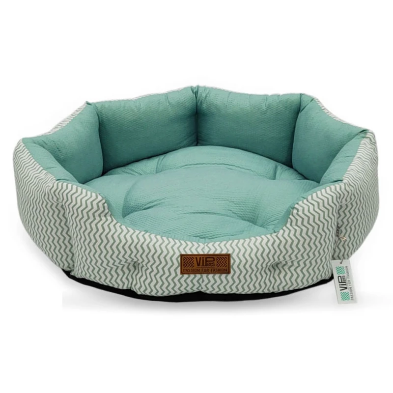 Κρεβατάκι Σκύλου και Γάτας V.I.Pets Royal Cotton ZigZag Νο1 Mint 50x50cm 3 Κρεβατάκι Σκύλου και Γάτας V.I.Pets Royal Cotton ZigZag Νο1 Mint 50x50cm