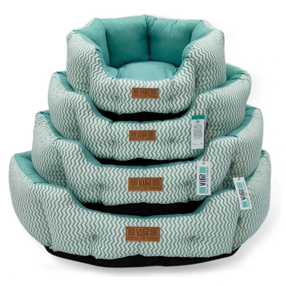 Κρεβατάκι Σκύλου και Γάτας V.I.Pets Royal Cotton ZigZag Νο1 Mint 50x50cm 5 Κρεβατάκι Σκύλου και Γάτας V.I.Pets Royal Cotton ZigZag Νο1 Mint 50x50cm - Image 3