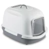 Stefanplast Τουαλέτα Γάτας Super Queen 71x55x46,5h Cm με Φίλτρο Ενεργού Άνθρακα Γκρι -Προμήθειες Για Κατοικίδια Κατάστημα πωλήσεων SUPER QUEEN STONE GREY PF96889 800x800 1
