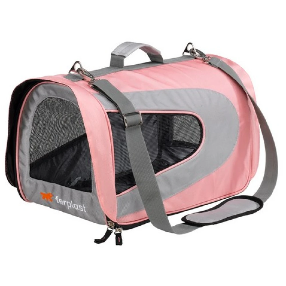 Τσάντα Μεταφοράς Σκύλου & Γάτας Beauty Της Ferplast Ροζ - Γκρι (50x30x30cm) 4 Τσάντα Μεταφοράς Σκύλου & Γάτας Beauty Της Ferplast Ροζ - Γκρι (50x30x30cm) - Image 2
