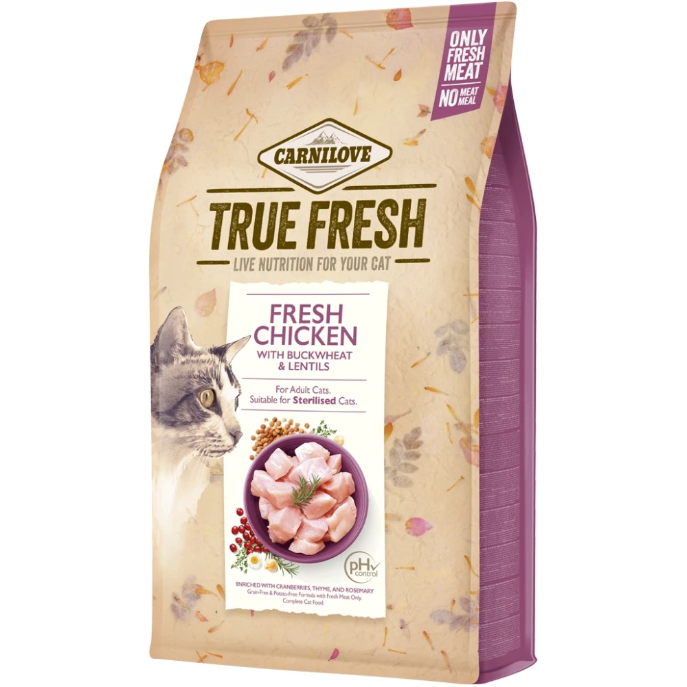 Carnilove True Fresh Cat Adult & Sterilized Chicken 4.8kg 4 Carnilove True Fresh Cat Adult & Sterilized Chicken 4.8kg - Image 2