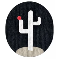 Χαλάκι Ονυχοδρόμιο Pet Interest Cat Paper Scratcher Cactus Black Μαύρο 44x35x2cm